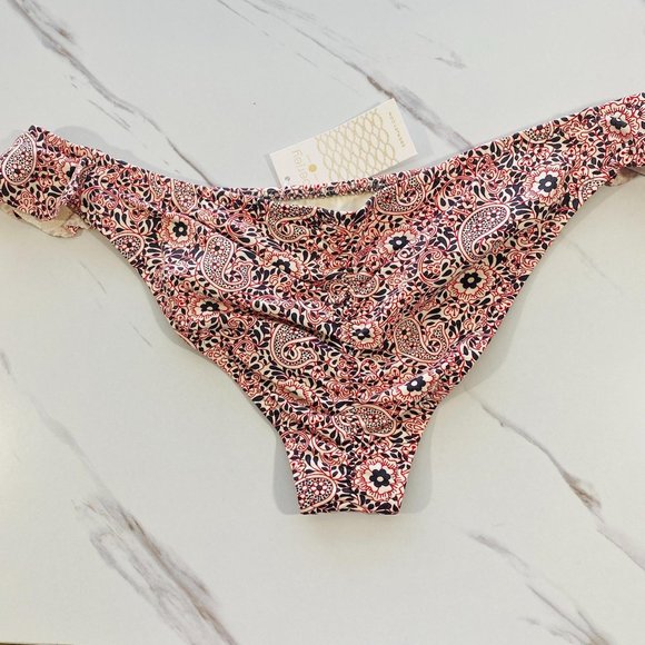 Eberjey Bindi Paisley Antonia Bikini Bottom - Picture 2 of 6